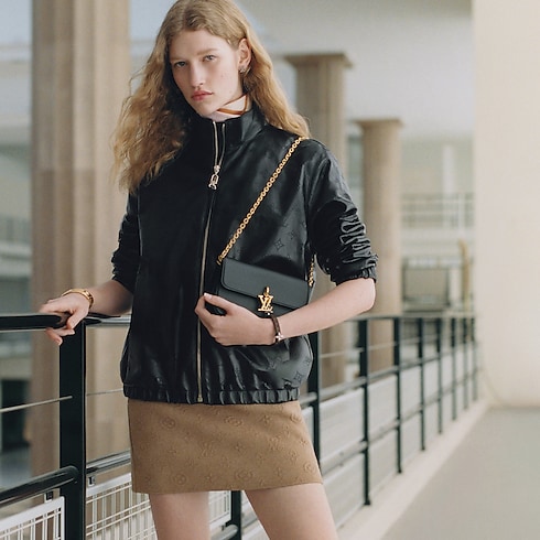 Wallet On Chain LV Bloom Damen Geldbörsen und Kleinlederwaren Neuheiten | LOUIS VUITTON (Zoom)