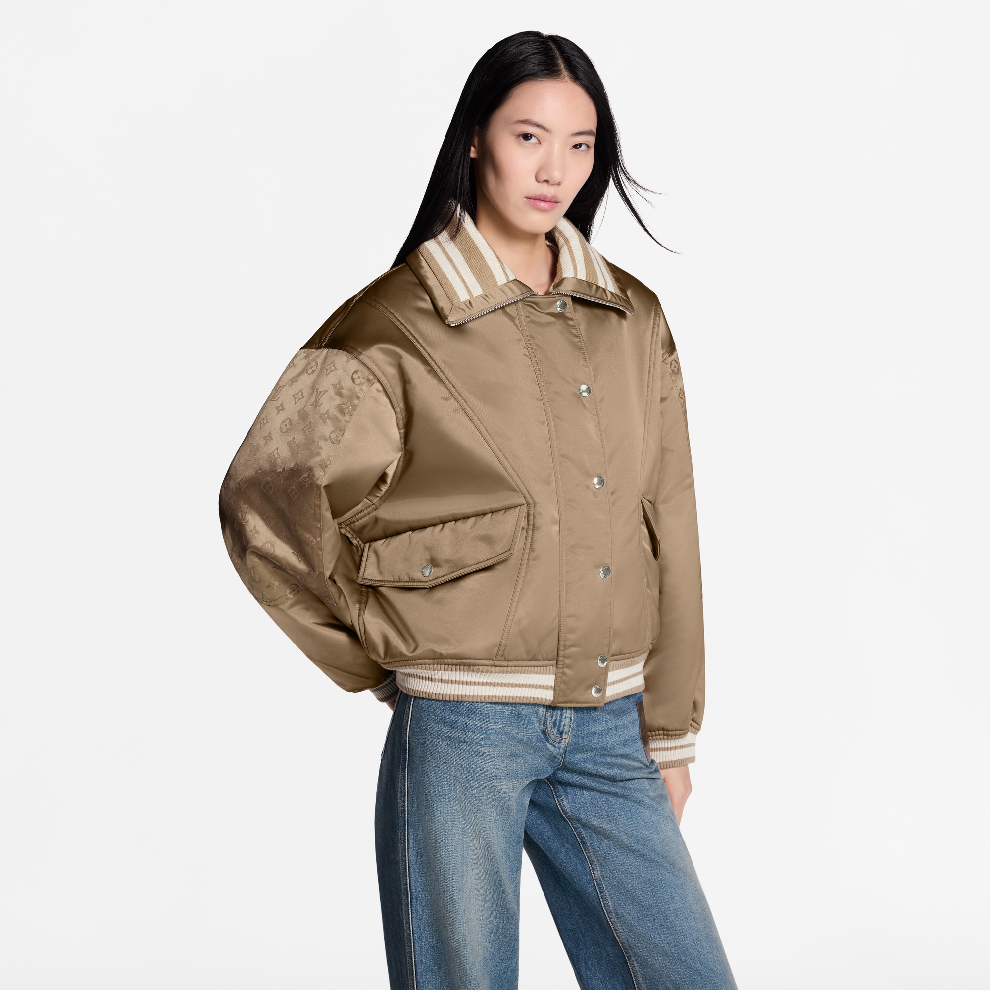 Wattierte Bomberjacke  Damen Ready to Wear Mäntel und Jacken | LOUIS VUITTON (Zoom)