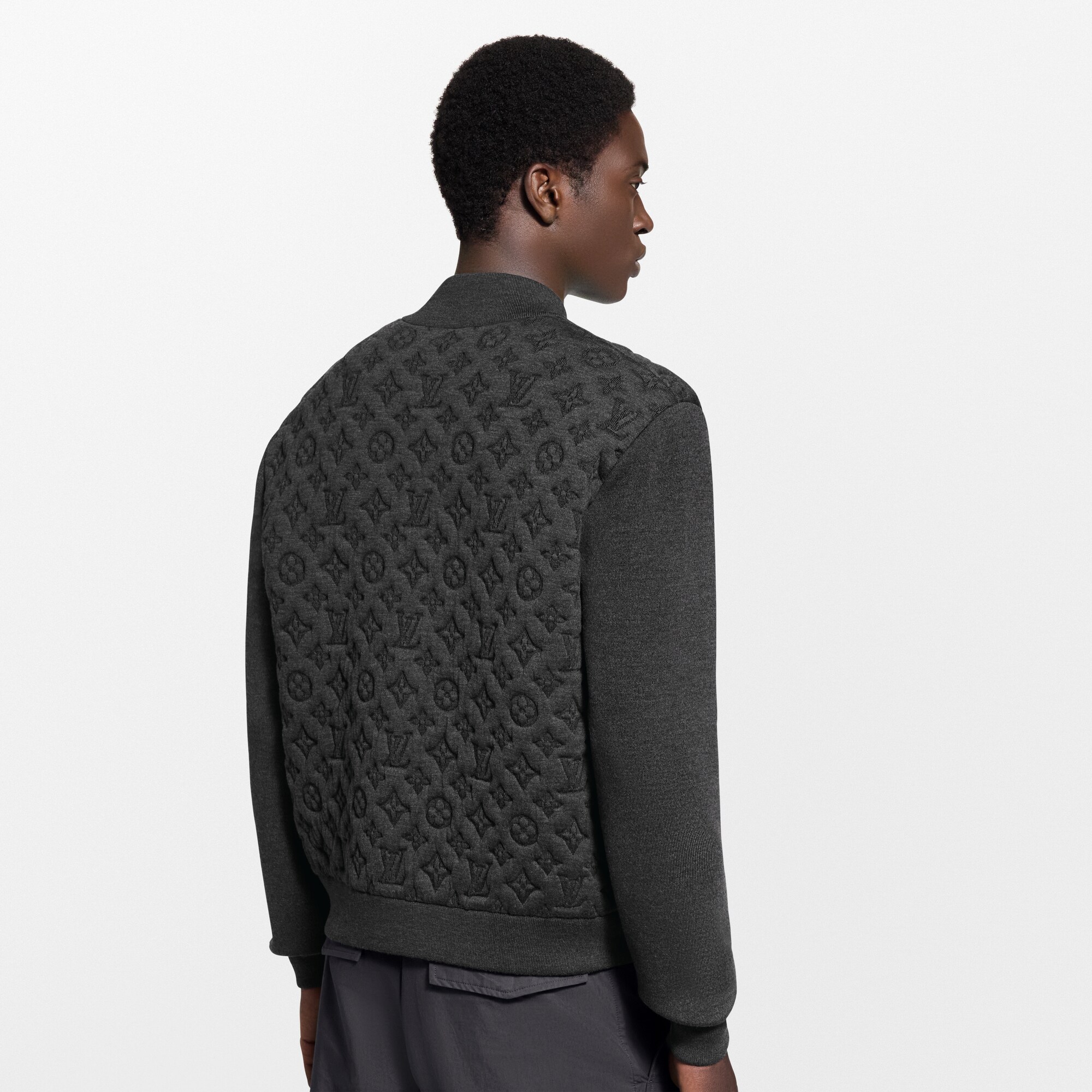 Wattierte Bomberjacke mit Monogram-Motiv  Herren Ready to Wear Vollständige Ready to Wear | LOUIS VUITTON (Zoom)
