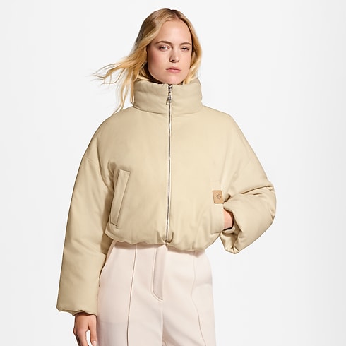 Wattierte Jacke aus Flanell Damen Ready to Wear Mäntel und Jacken | LOUIS VUITTON (Zoom)