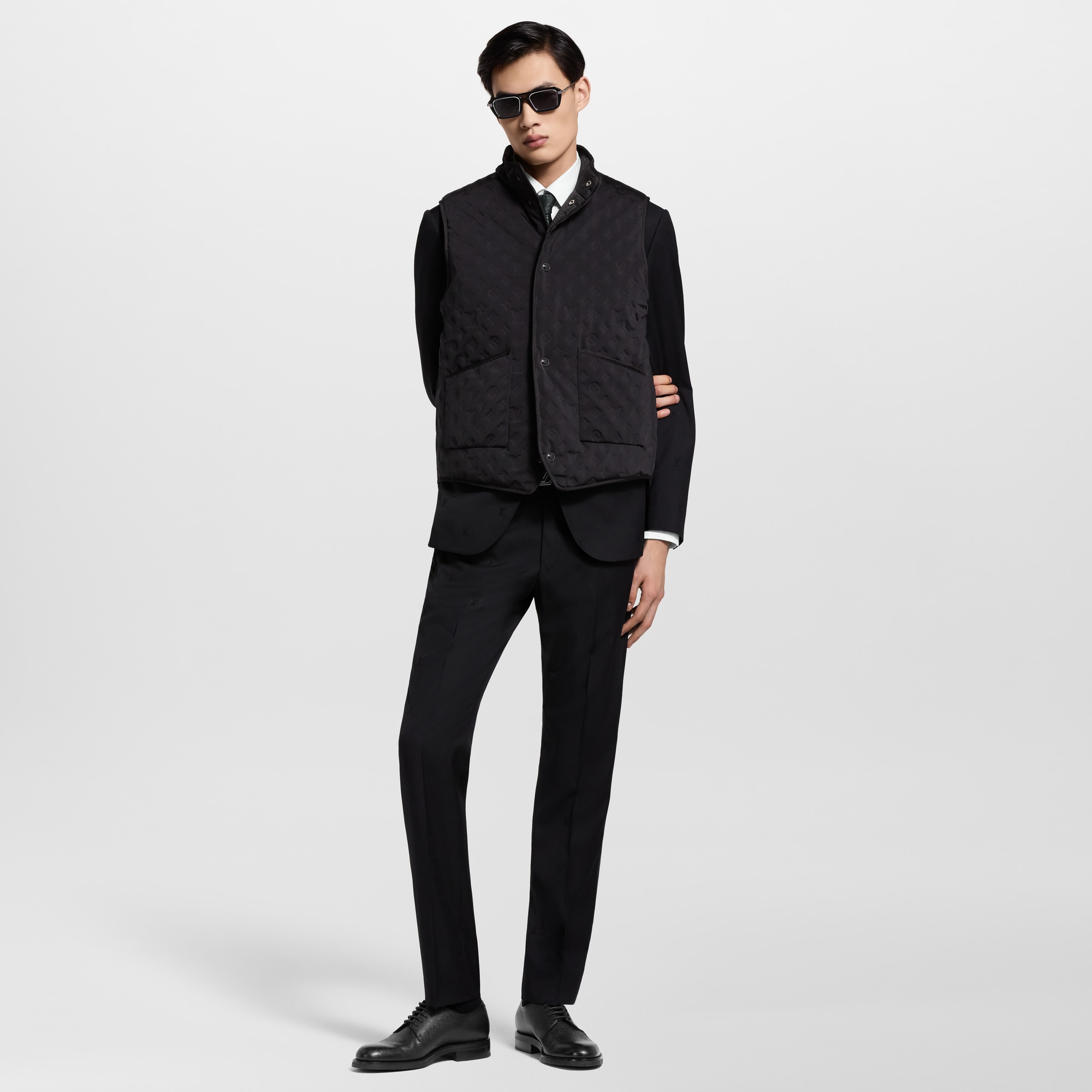 Wattierte Wende-Weste mit Monogram  Herren Ready to Wear Vollständige Ready to Wear | LOUIS VUITTON (Zoom)
