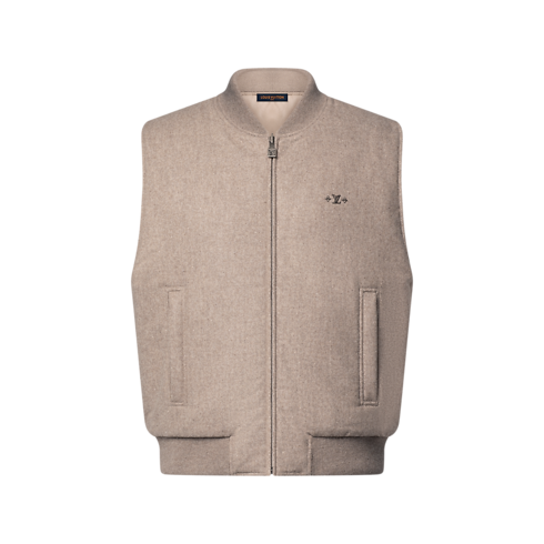Wattierte Weste aus Wolle zum Wenden Herren Ready to Wear Vollständige Ready to Wear | LOUIS VUITTON (Zoom)