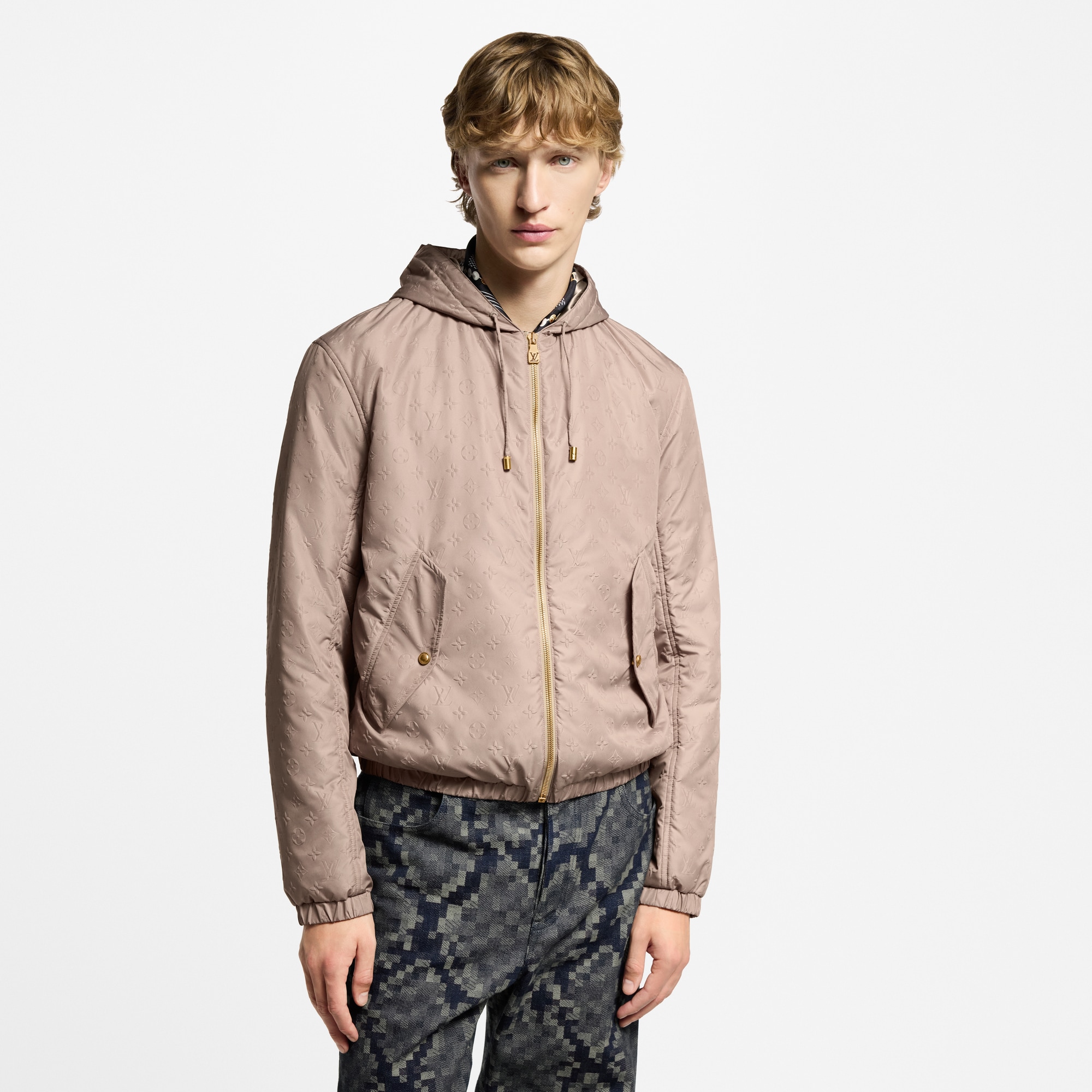 Wattierte Windjacke mit Monogram  Herren Ready to Wear Jacken und Mäntel | LOUIS VUITTON (Zoom)