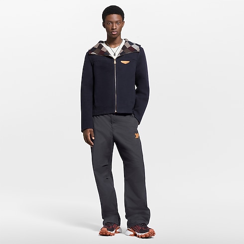 Wendbarer Blouson mit Kapuze und Damier-Motiv Herren Ready to Wear Jacken und Mäntel | LOUIS VUITTON (Zoom)