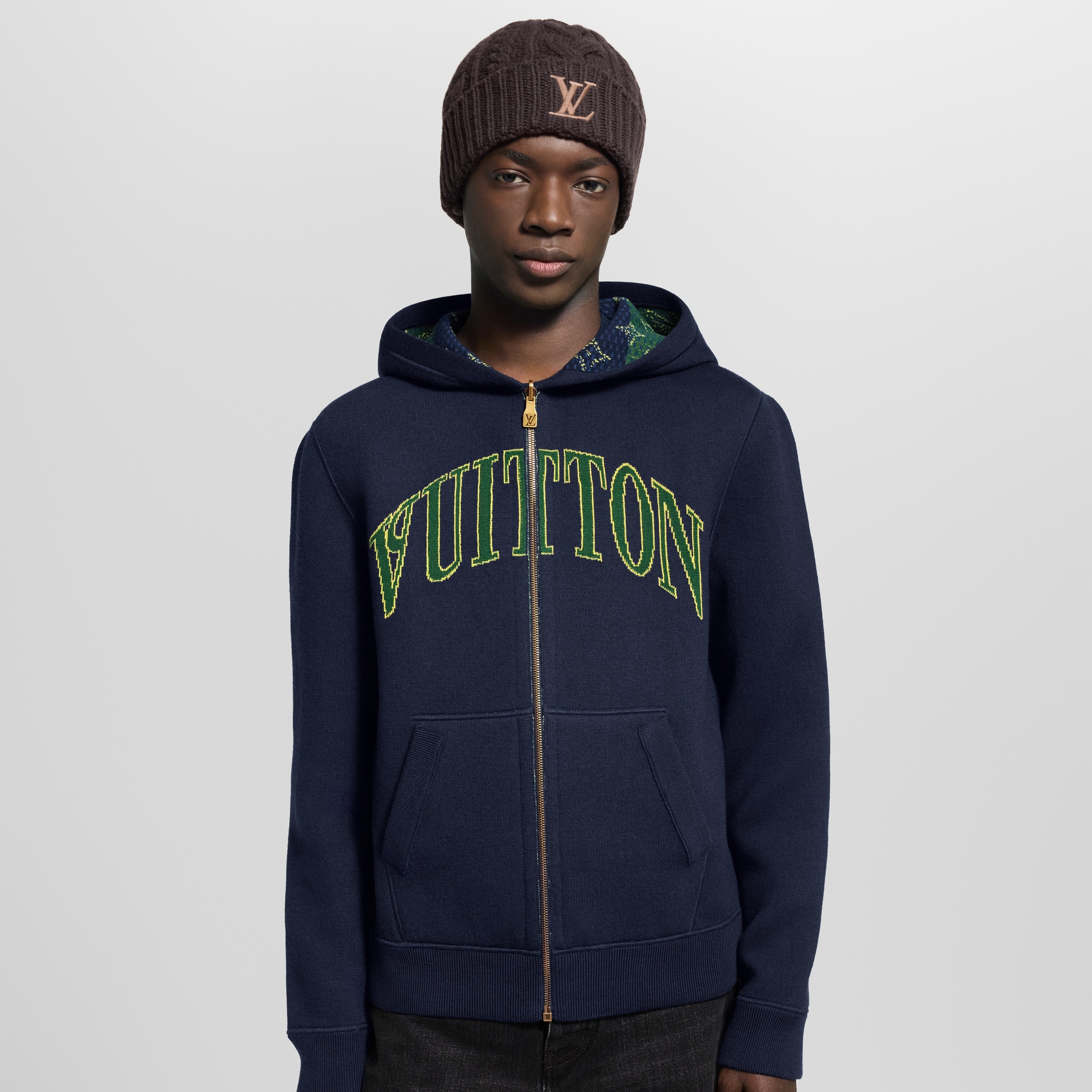 Wendbarer Doubleface-Hoodie mit Monogram  Herren Ready to Wear Vollständige Ready to Wear | LOUIS VUITTON (Zoom)