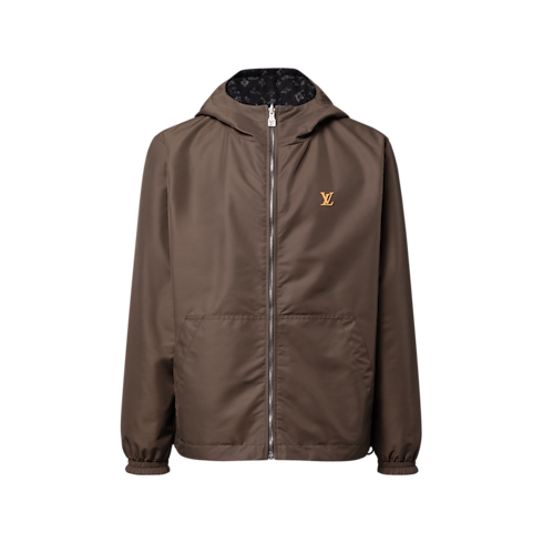Wende-Blouson aus Nylon/Fleece mit Kapuze other view