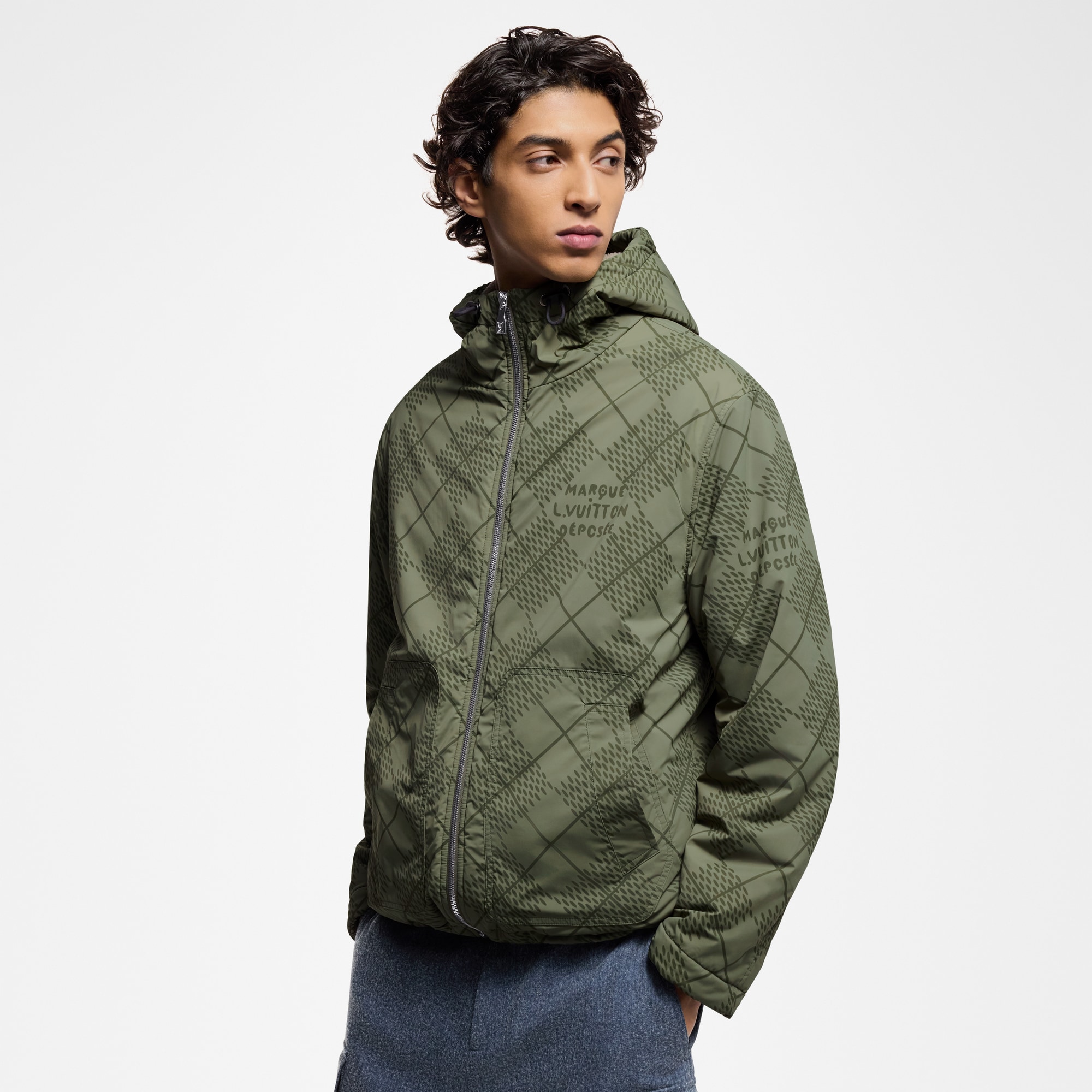 Wende-Windjacke aus Nylon und Fleece  Herren Ready to Wear Jacken und Mäntel | LOUIS VUITTON (Zoom)