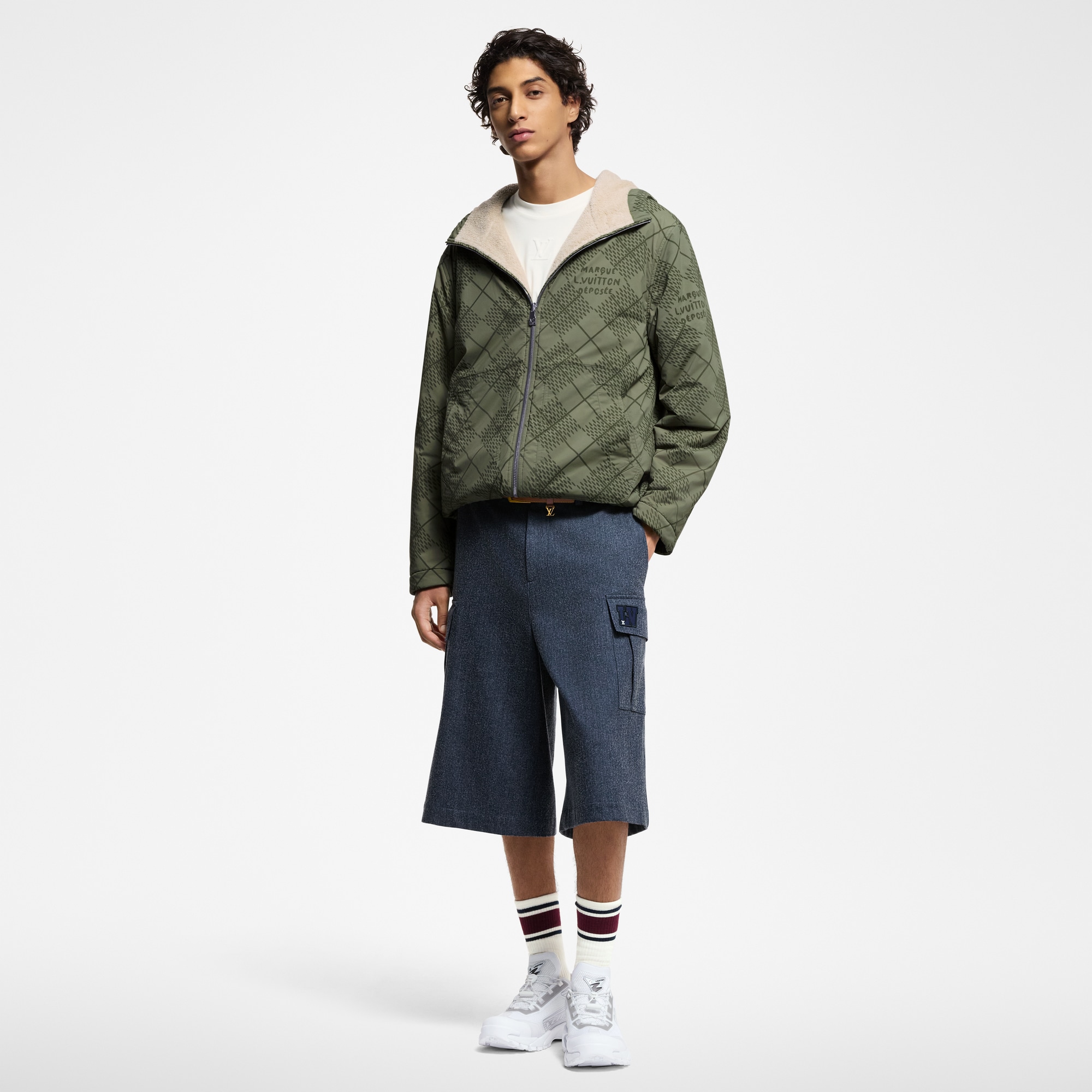 Wende-Windjacke aus Nylon und Fleece  Herren Ready to Wear Jacken und Mäntel | LOUIS VUITTON (Zoom)