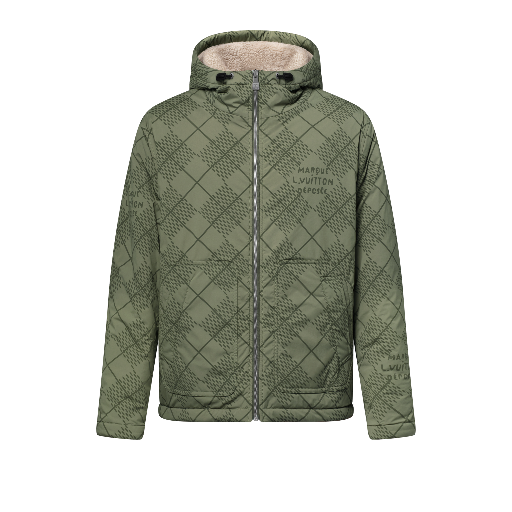 Wende-Windjacke aus Nylon und Fleece  Herren Ready to Wear Jacken und Mäntel | LOUIS VUITTON (Zoom)