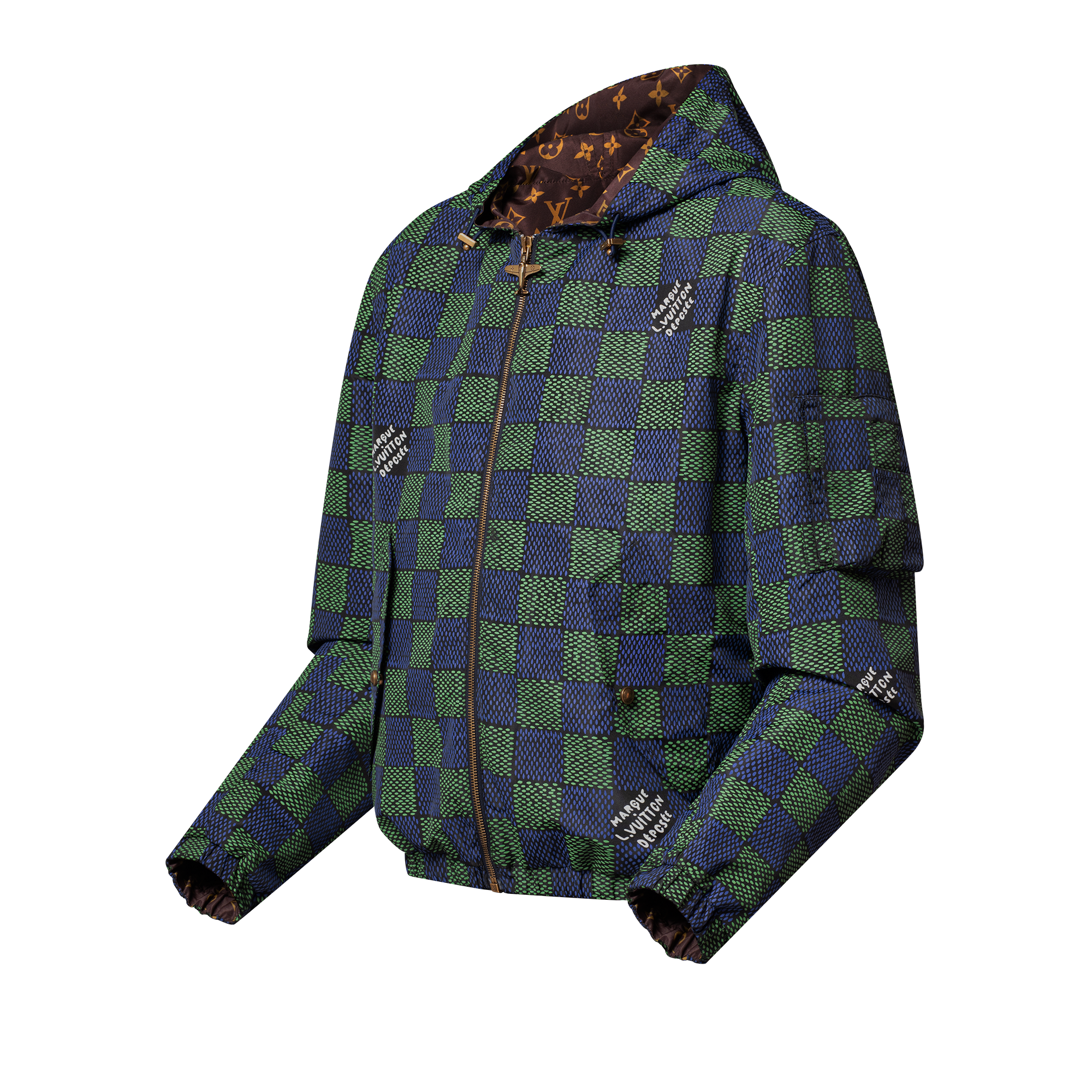 Wende-Windjacke mit Damier-Motiv  Herren Ready to Wear Jacken und Mäntel | LOUIS VUITTON (Zoom)
