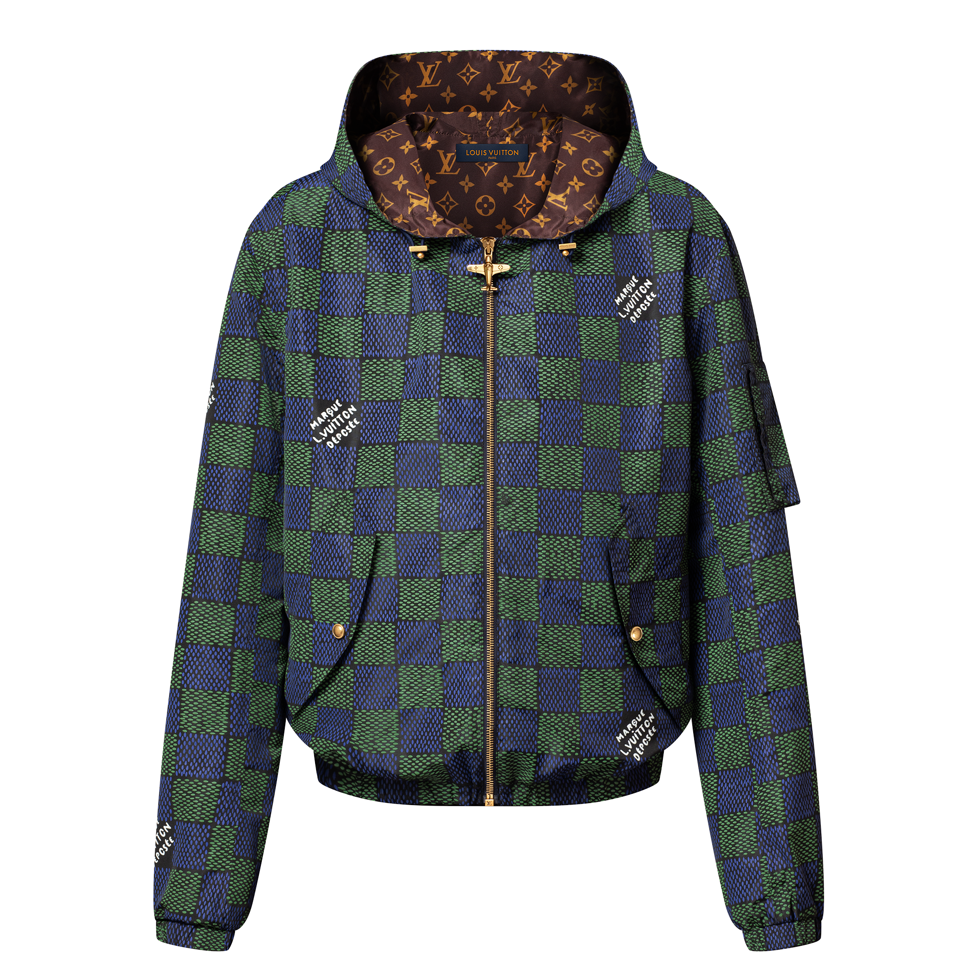 Wende-Windjacke mit Damier-Motiv  Herren Ready to Wear Jacken und Mäntel | LOUIS VUITTON (Zoom)