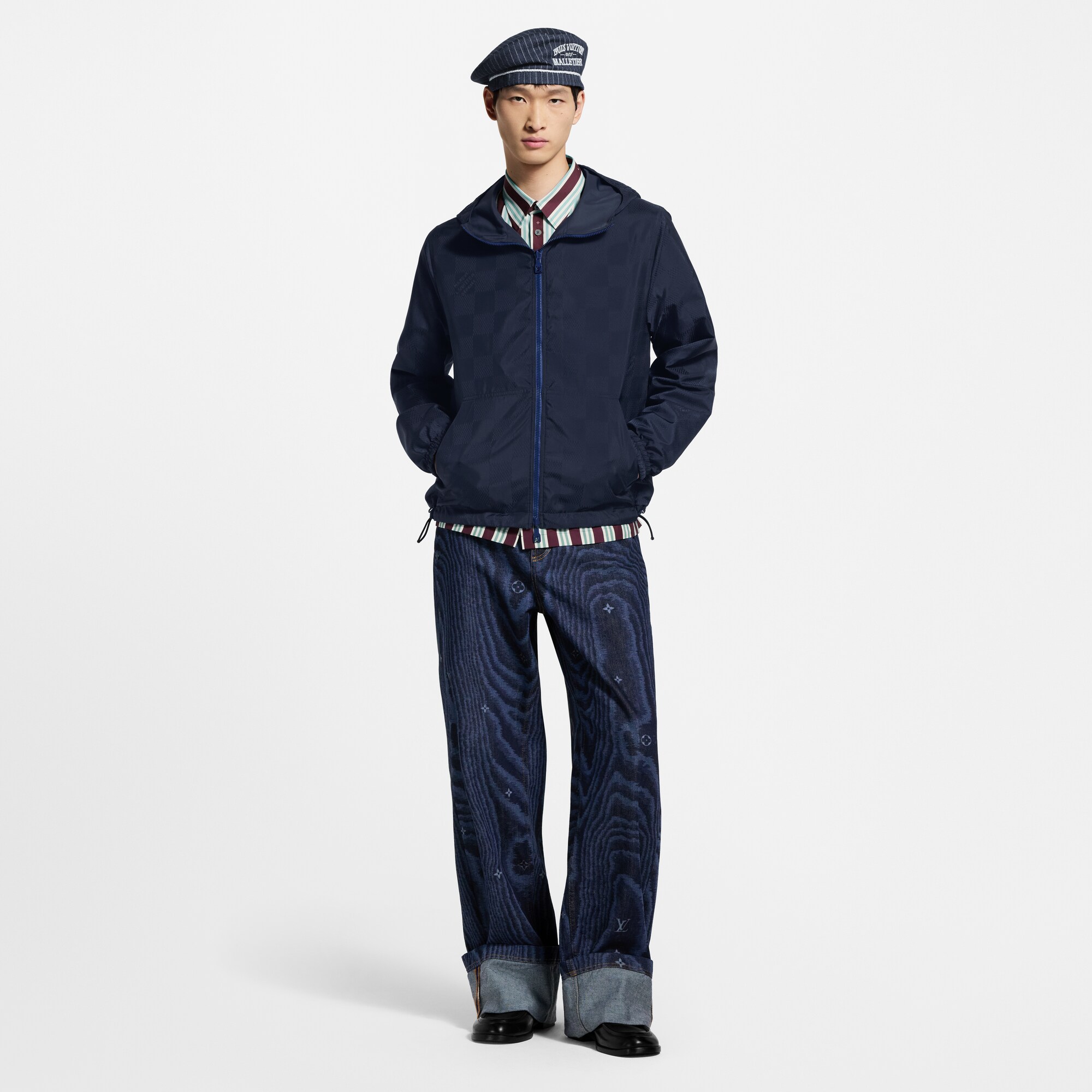 Wende-Windjacke mit Damier-Motiv  Herren Ready to Wear Jacken und Mäntel | LOUIS VUITTON (Zoom)