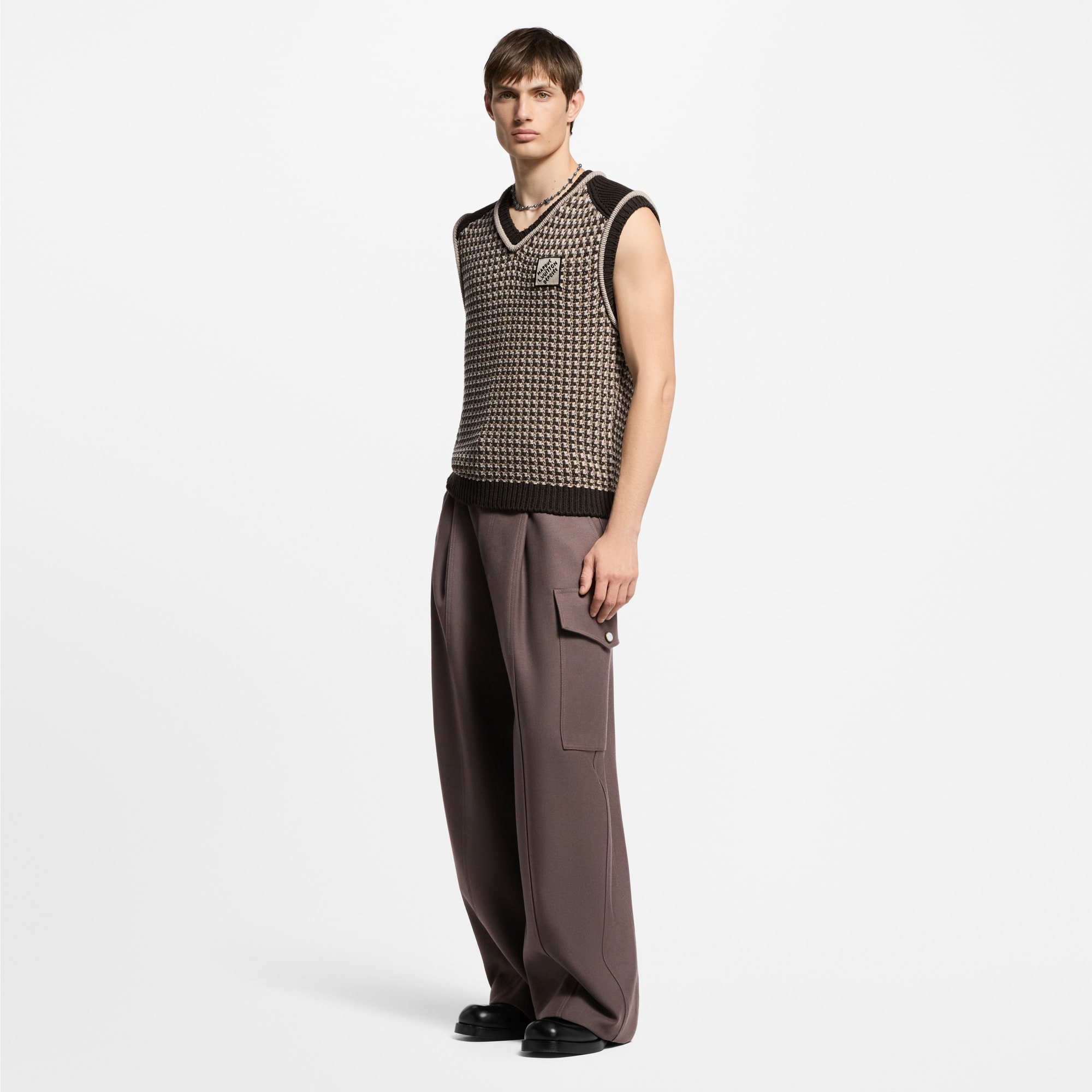 Weste aus Baumwolljacquard  Herren Ready to Wear Vollständige Ready to Wear | LOUIS VUITTON (Zoom)