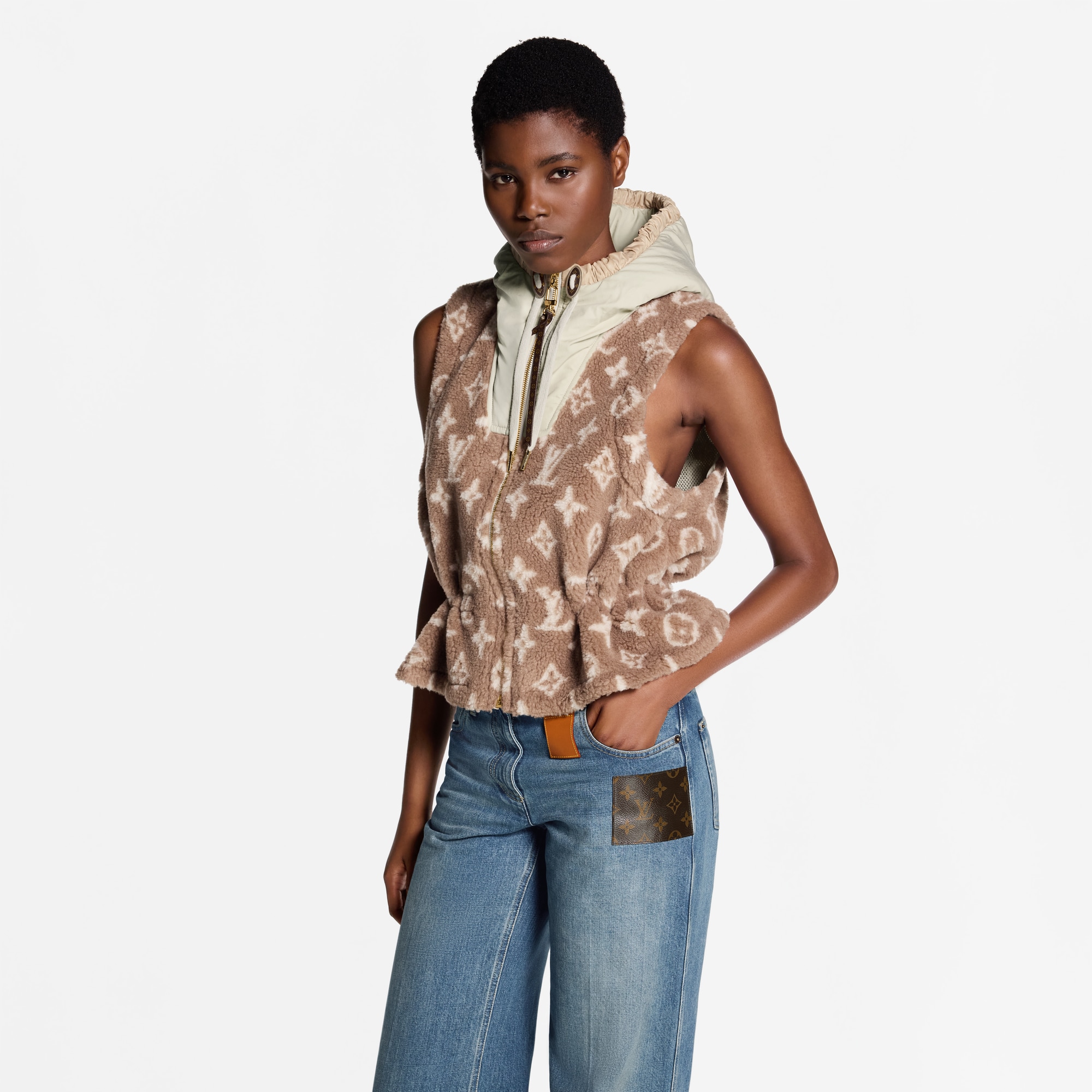 Weste aus Fleece mit Monogram  Damen Ready to Wear Mäntel und Jacken | LOUIS VUITTON (Zoom)