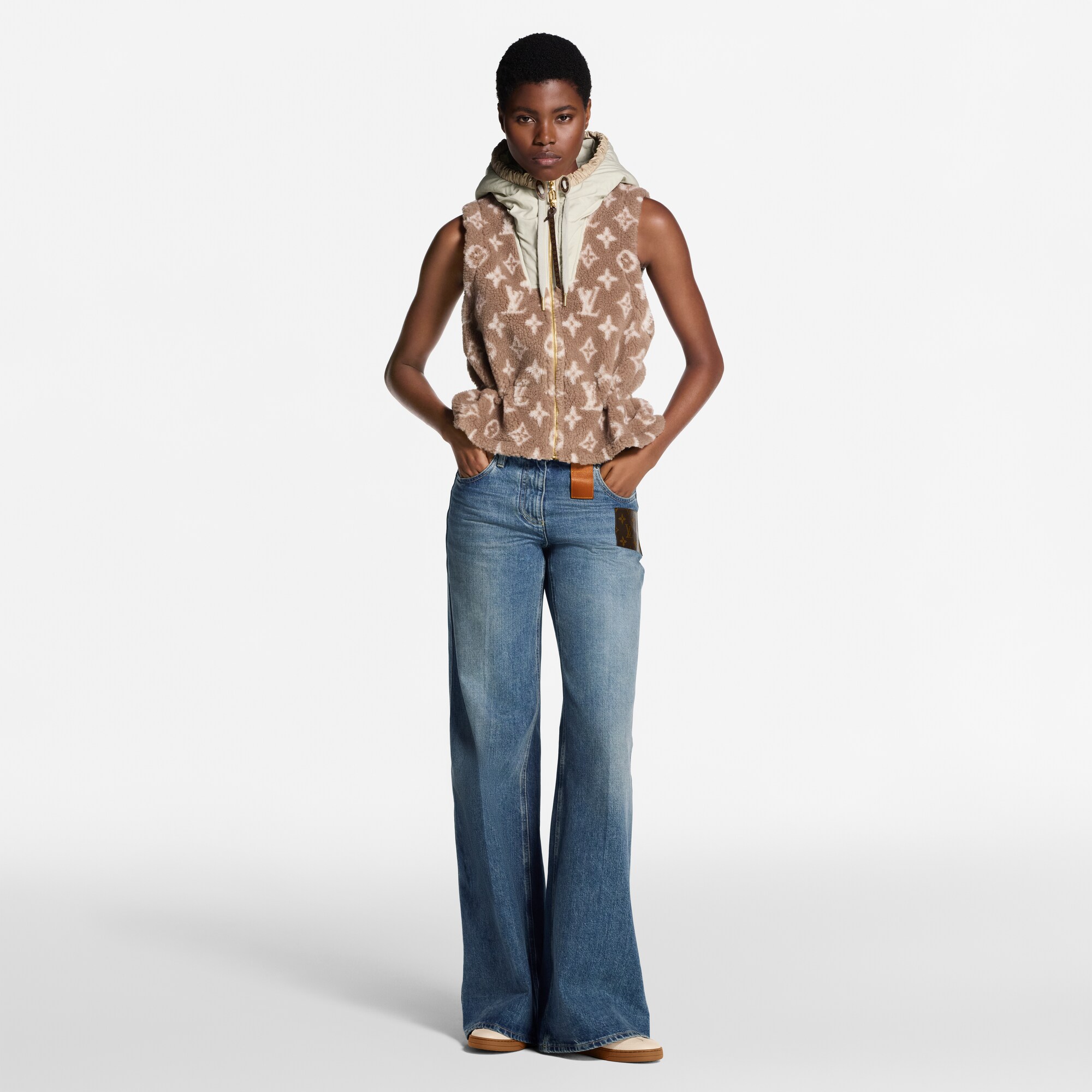 Weste aus Fleece mit Monogram  Damen Ready to Wear Mäntel und Jacken | LOUIS VUITTON (Zoom)