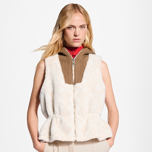 Weste aus Fleece mit Monogram-Motiv Damen Ready to Wear Mäntel und Jacken | LOUIS VUITTON (Zoom)