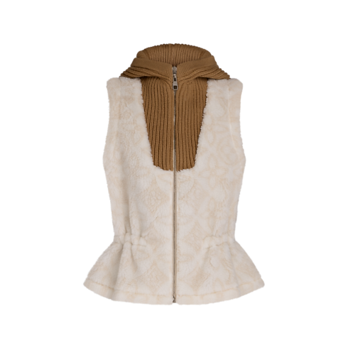Weste aus Fleece mit Monogram-Motiv Damen Ready to Wear Mäntel und Jacken | LOUIS VUITTON (Zoom)