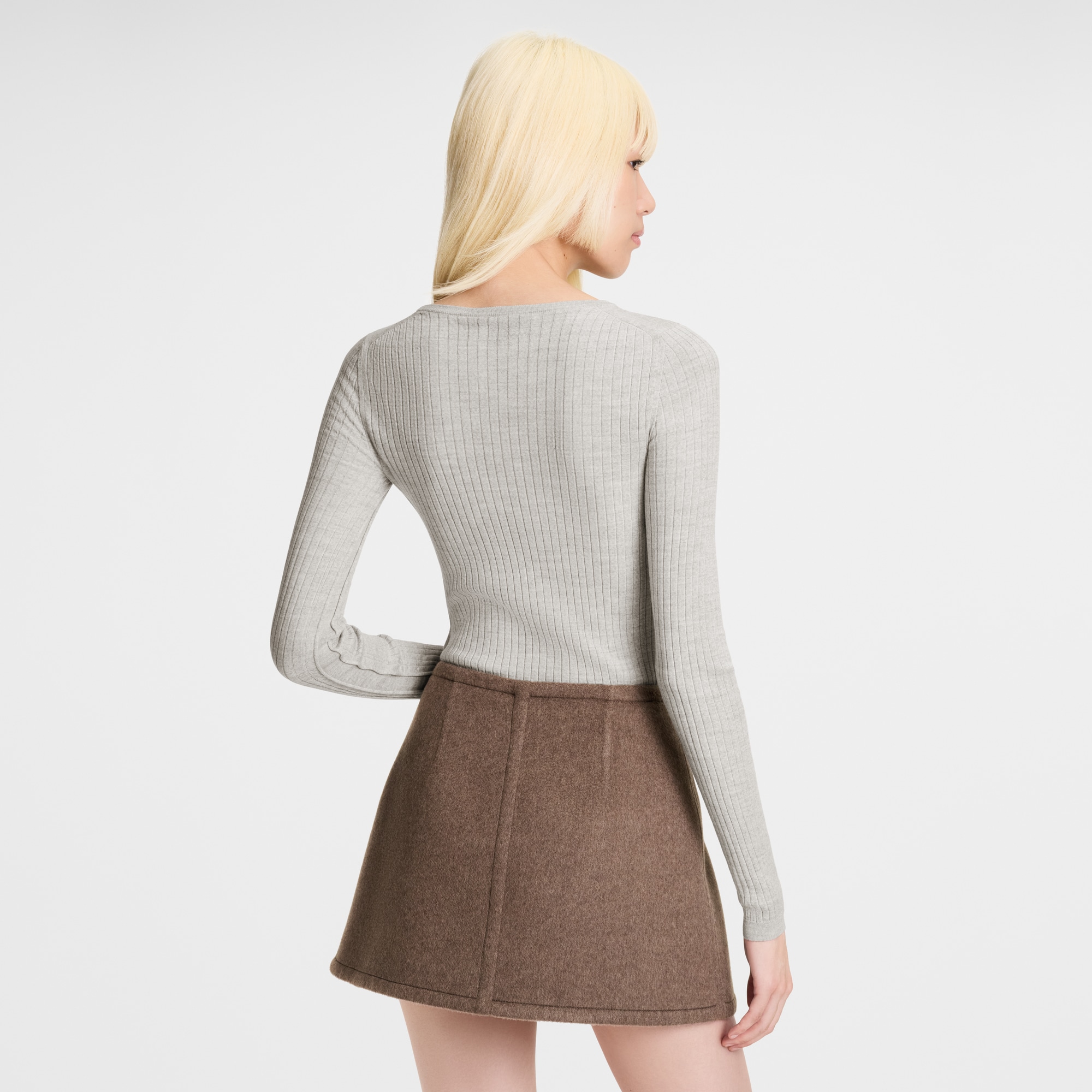 Wickel-Minirock mit Bindeband  Damen Ready to Wear Röcke und Shorts | LOUIS VUITTON (Zoom)