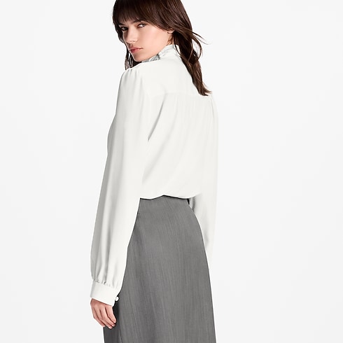 Wickelbluse im doppelreihigen Design Damen Ready to Wear Tops | LOUIS VUITTON (Zoom)