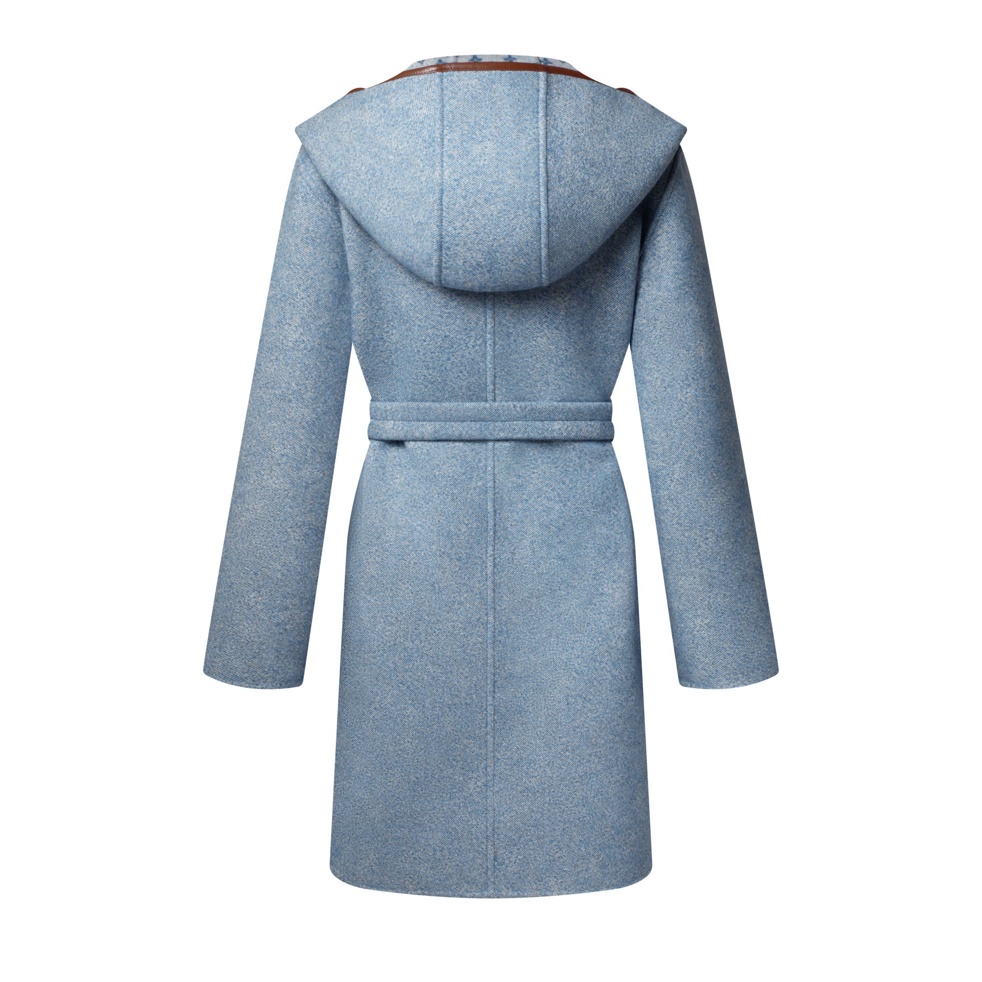 Wickelmantel zum Wenden mit Kapuze und Signatur  Damen Ready to Wear Mäntel und Jacken | LOUIS VUITTON (Zoom)