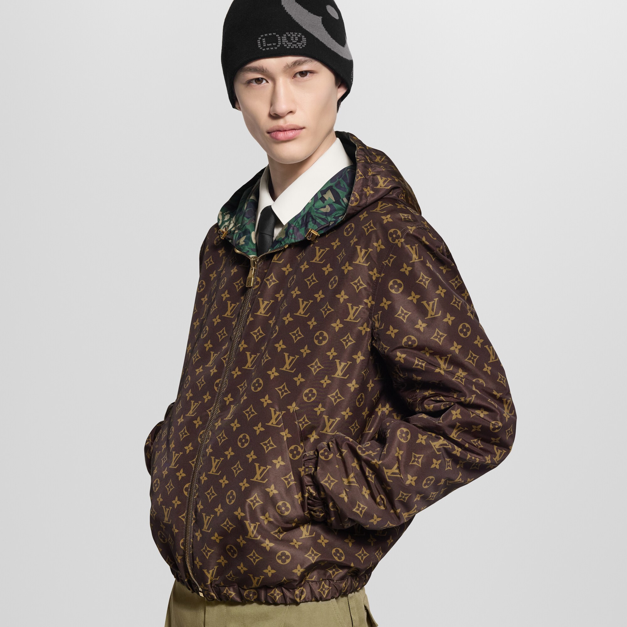Windjacke zum Wenden mit Monogram  Herren Ready to Wear Jacken und Mäntel | LOUIS VUITTON (Zoom)