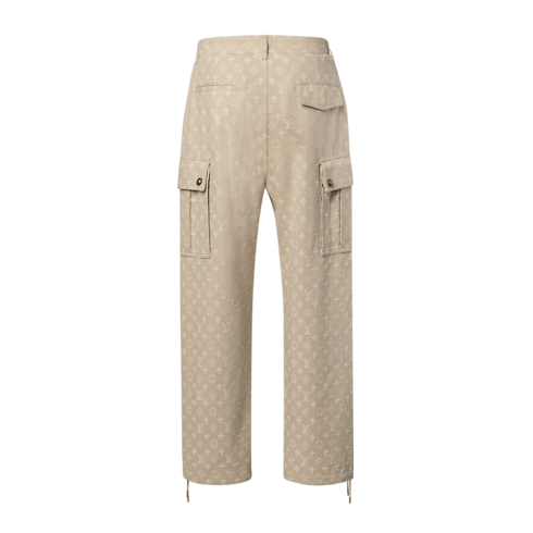Winterliche Cargo-Jeans in Monogram-Jacquardgewebe Herren Ready to Wear Vollständige Ready to Wear | LOUIS VUITTON (Zoom)