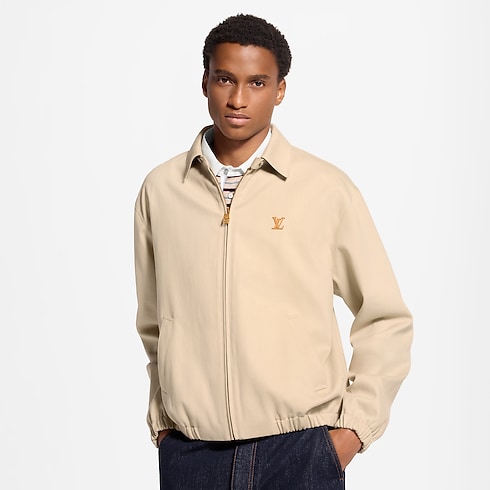 Winterliche Coach-Jacke mit LV Signatur cropped view