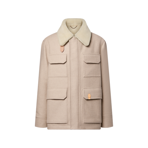 Winterlicher Feldparka aus Wolle und Kaschmir Herren Ready to Wear Vollständige Ready to Wear | LOUIS VUITTON (Zoom)