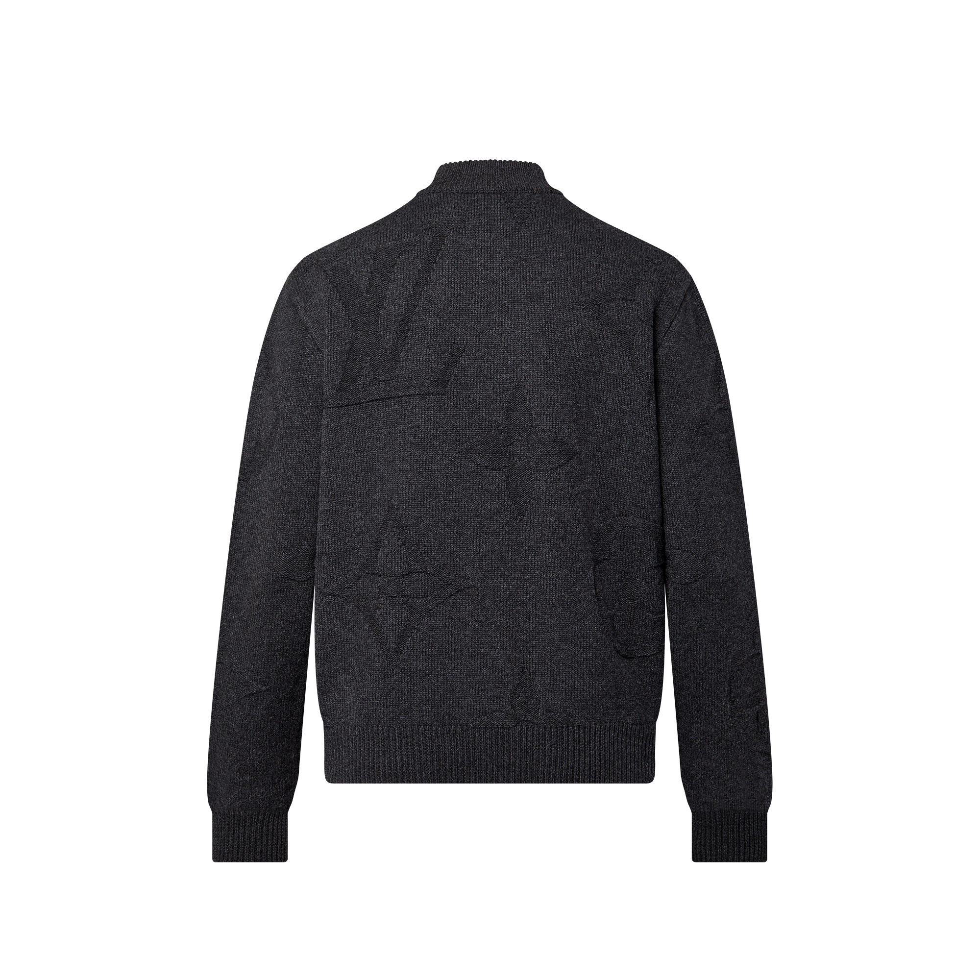 Wollpullover aus Monogram-Jacquardgewebe mit halblangem Reißverschluss  Herren Ready to Wear Strick und Sweatshirts | LOUIS VUITTON (Zoom)