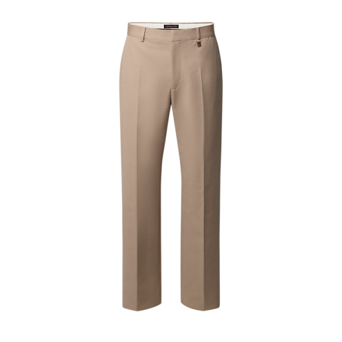 Zigaretten-Chinohose aus Baumwolle und Kaschmir front view