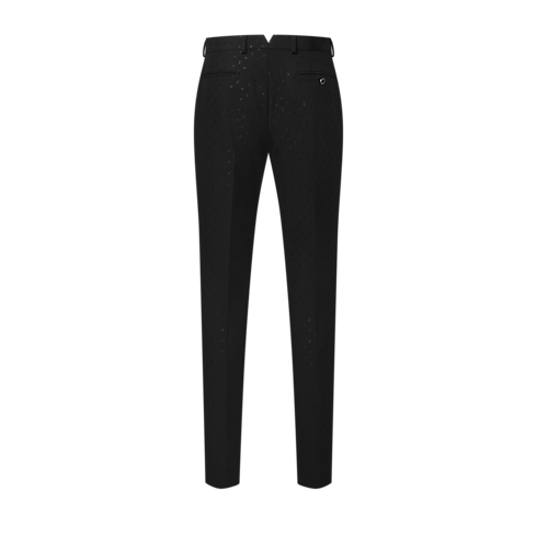Zigarettenhose aus Satin mit Monogram-Motiv Herren Ready to Wear Vollständige Ready to Wear | LOUIS VUITTON (Zoom)
