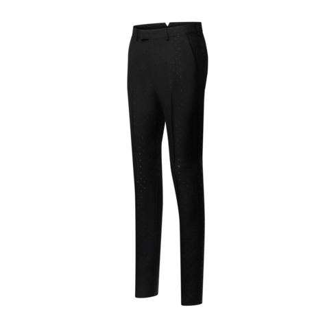Zigarettenhose aus Satin mit Monogram-Motiv Herren Ready to Wear Vollständige Ready to Wear | LOUIS VUITTON (Zoom)