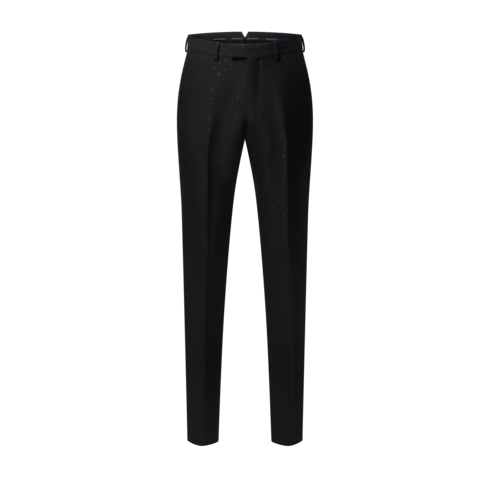 Zigarettenhose aus Satin mit Monogram-Motiv Herren Ready to Wear Vollständige Ready to Wear | LOUIS VUITTON (Zoom)