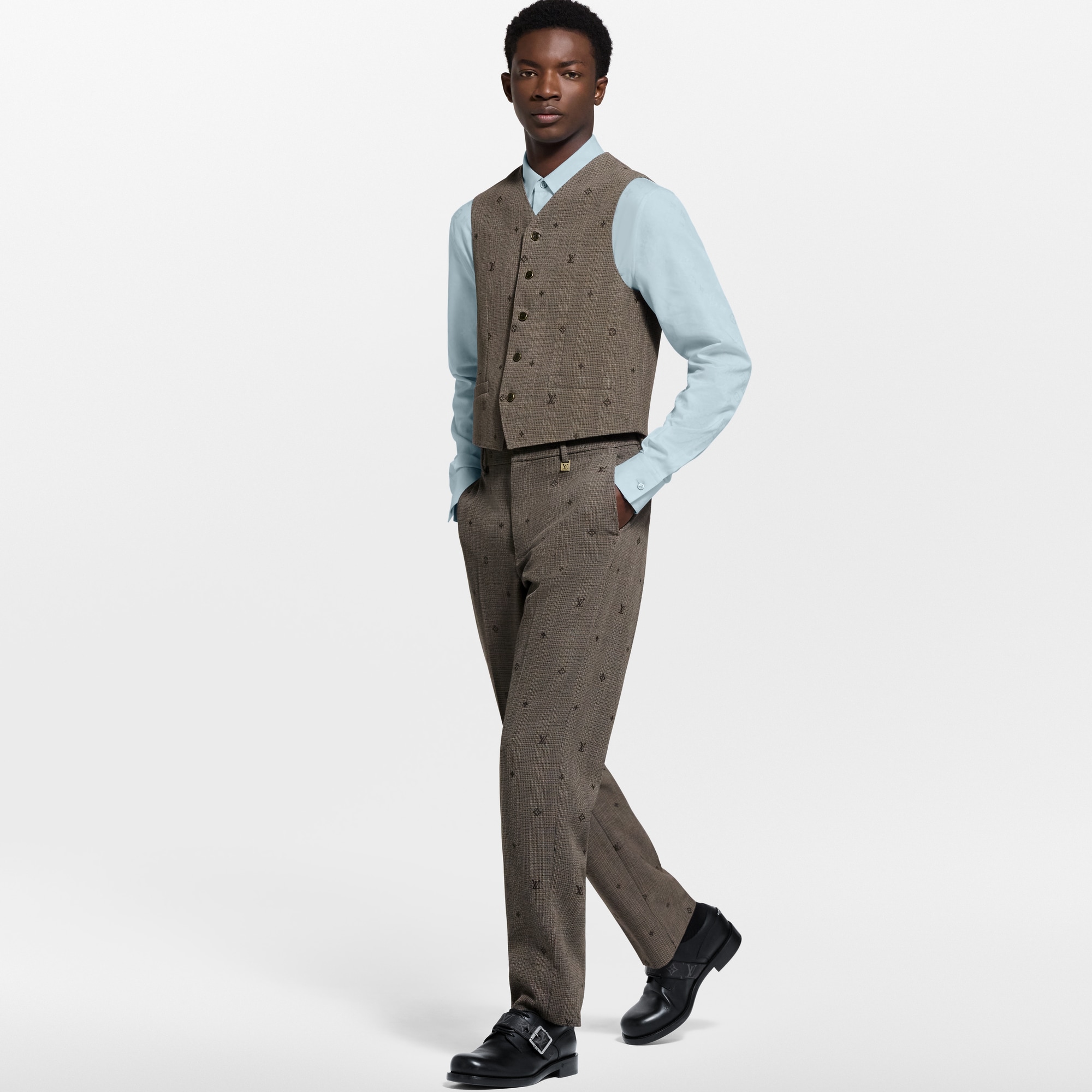 Zigarettenhose mit Monogram-Motiv  Herren Ready to Wear Hosen | LOUIS VUITTON (Zoom)