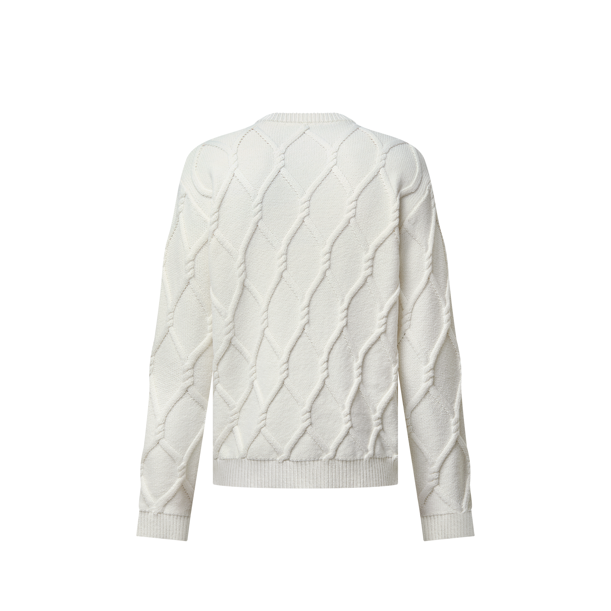 Zopfstrick-Pullover aus Wollgemisch mit Verzierungen  Neuheiten Herren LV Ski | LOUIS VUITTON (Zoom)