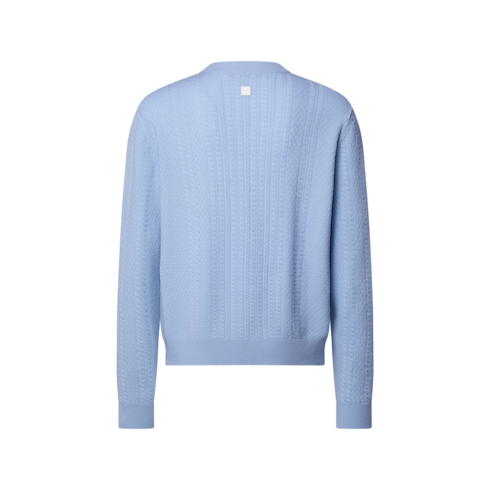 Zopfstrickpullover aus Wolle und Kaschmir mit Rundhalsausschnitt Herren Ready to Wear Vollständige Ready to Wear | LOUIS VUITTON (Zoom)