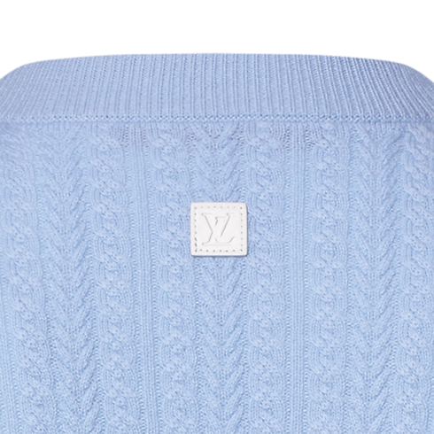 Zopfstrickpullover aus Wolle und Kaschmir mit Rundhalsausschnitt Herren Ready to Wear Vollständige Ready to Wear | LOUIS VUITTON (Zoom)