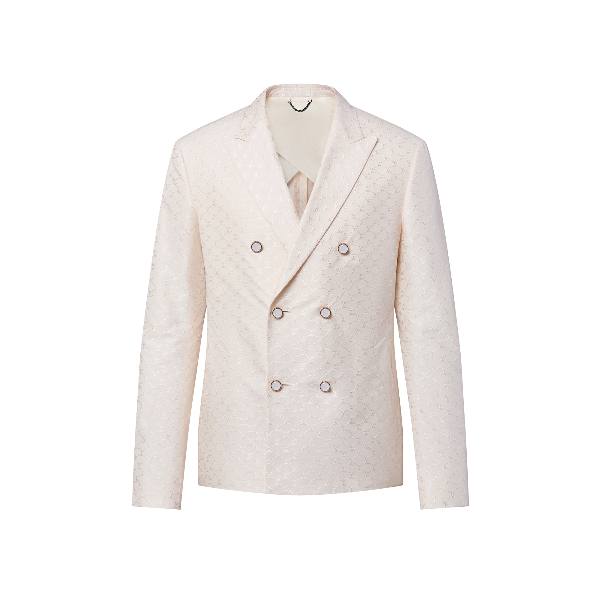 Zweireihiger Blazer aus Seiden- und Baumwollgemisch im Maßkonfektions-Stil  Herren Ready to Wear Vollständige Ready to Wear | LOUIS VUITTON (Zoom)