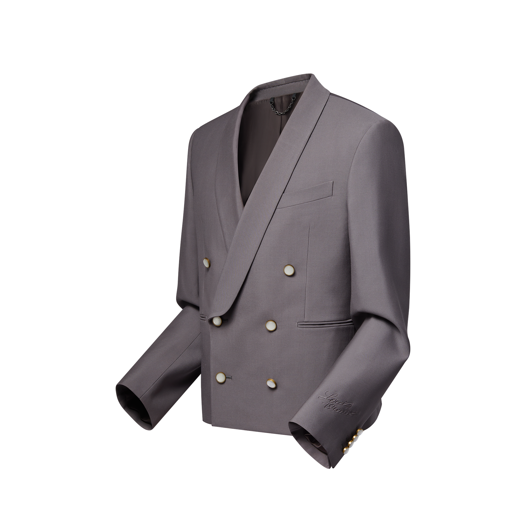 Zweireihiges Evening Jackett aus Wolle  Herren Ready to Wear Sakkos und Jacketts | LOUIS VUITTON (Zoom)