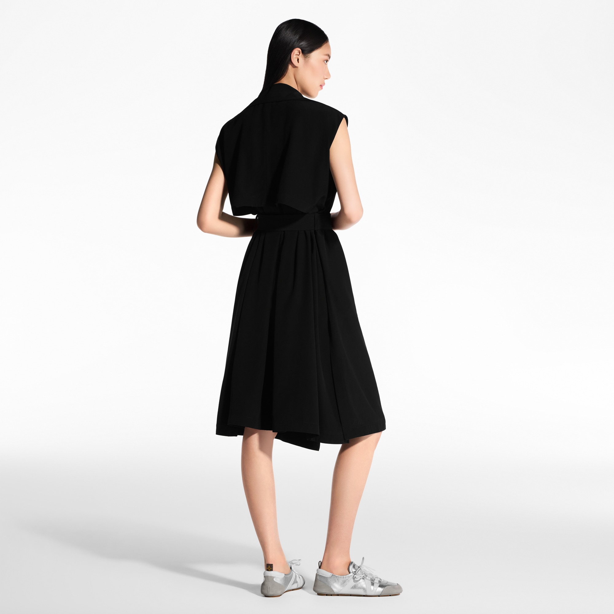 Zweireihiges Kleid mit Gürtel  Damen Ready to Wear Kleider | LOUIS VUITTON (Zoom)