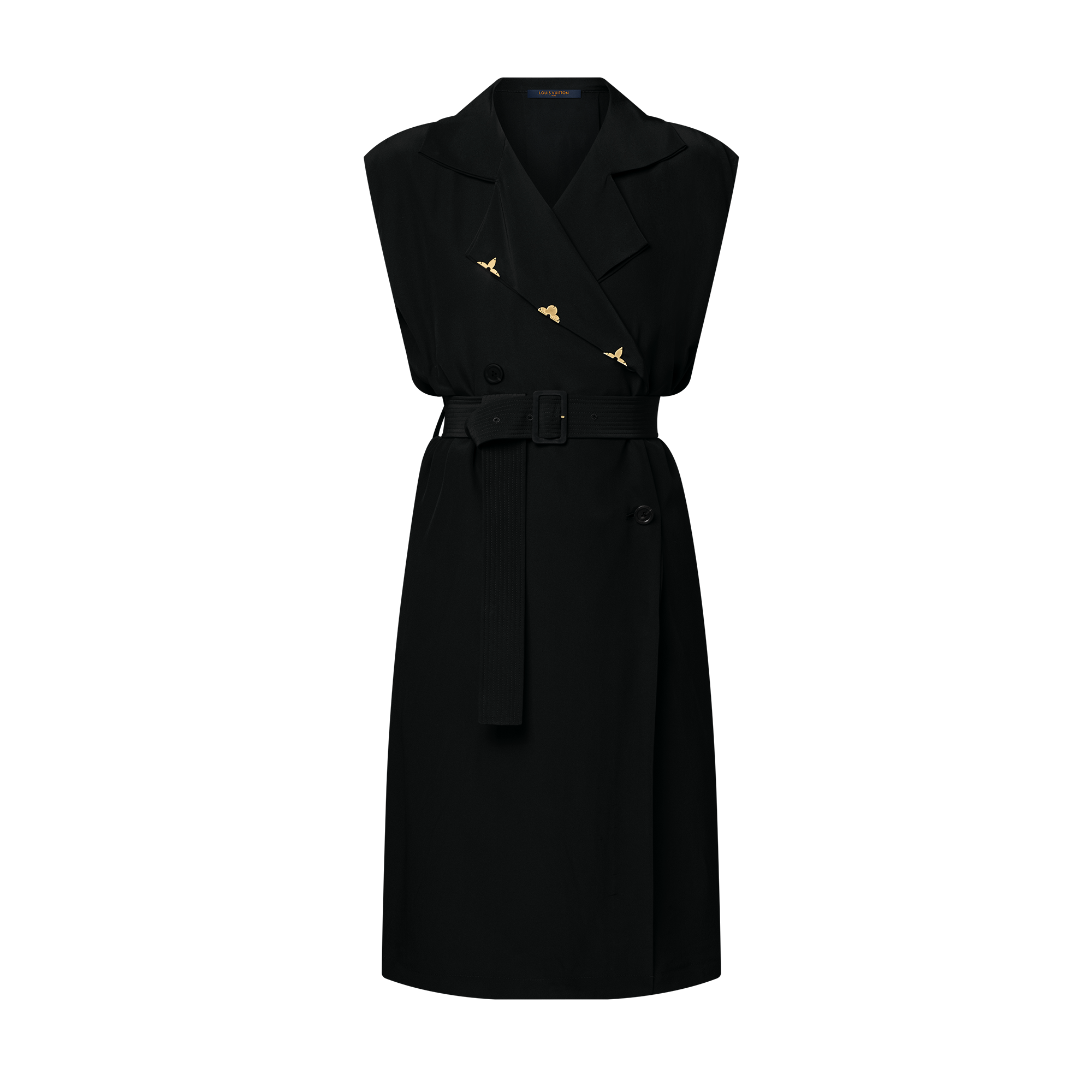 Zweireihiges Kleid mit Gürtel  Damen Ready to Wear Kleider | LOUIS VUITTON (Zoom)
