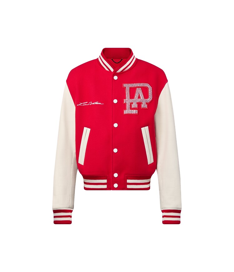 Varsity Blouson aus Leder Ready to Wear 1AFIQC LOUIS VUITTON