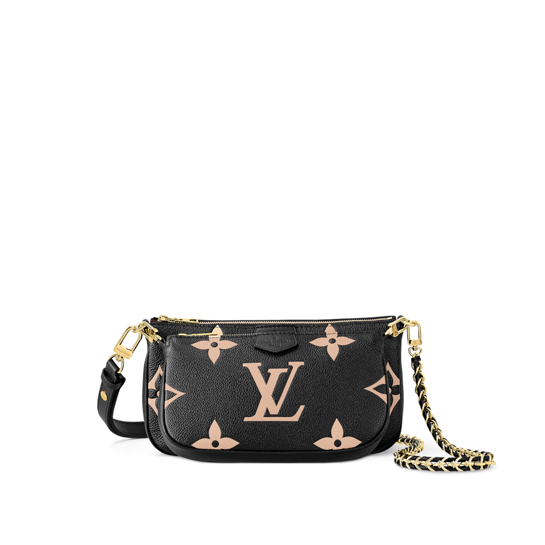 louis vuitton multicolor pochette black