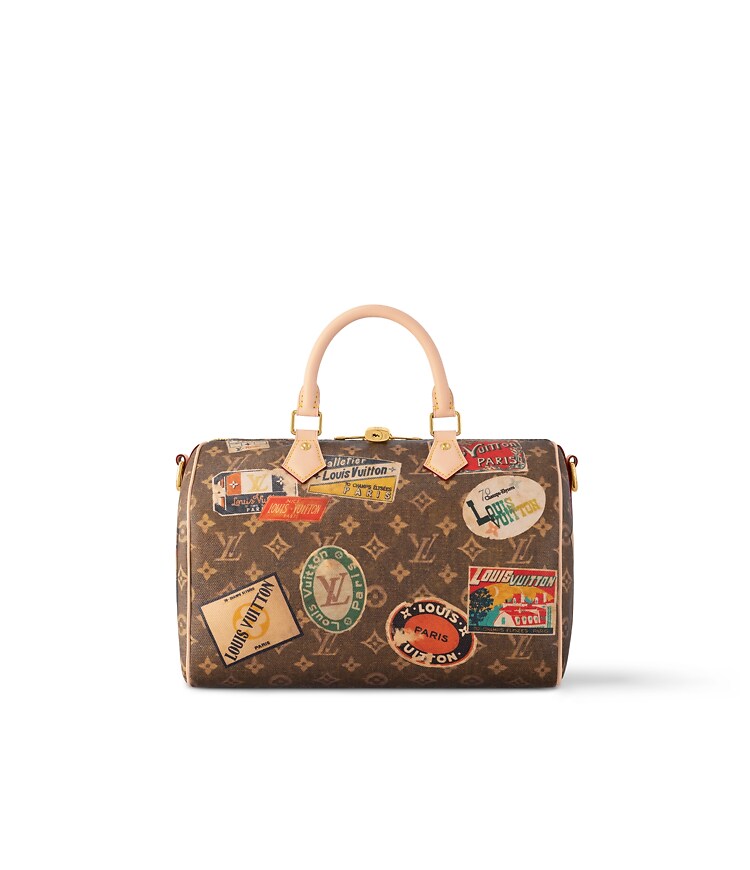 Speedy 30 mit Schulterriemen Autres Toiles Monogram - Handtaschen 