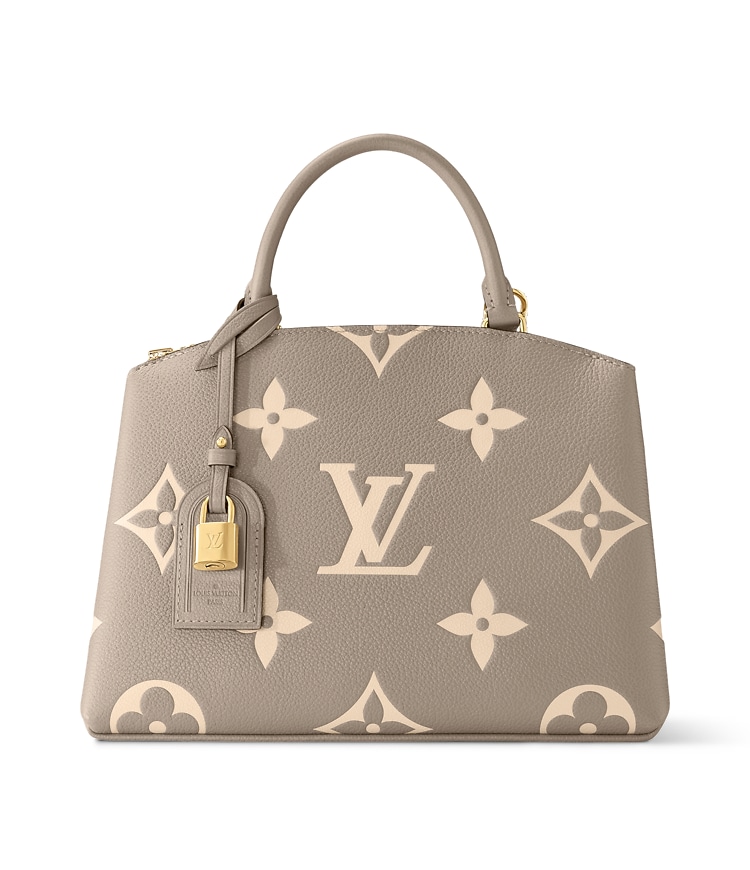 Petit Palais Monogram Empreinte Bicolor Leder - Handtaschen  
