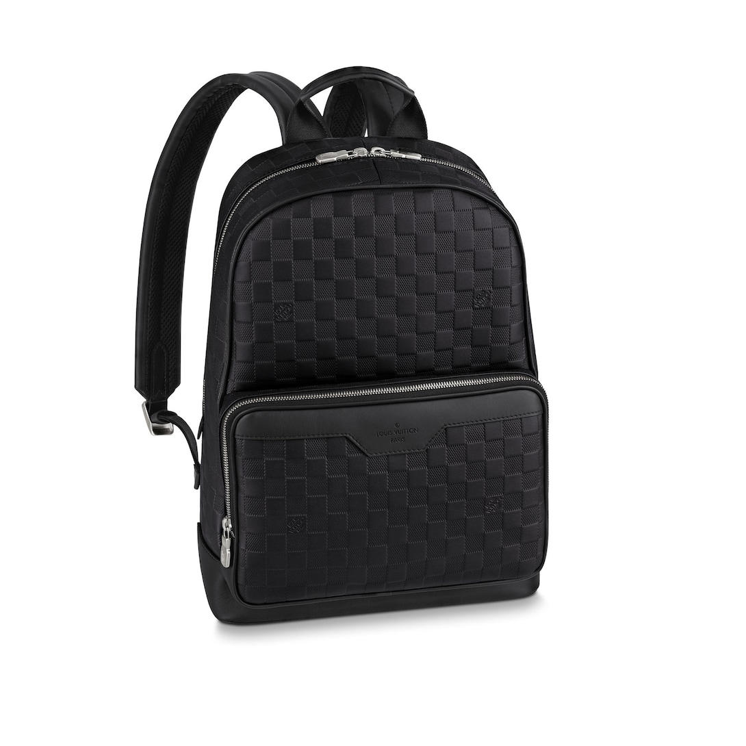 louis vuitton gray backpack