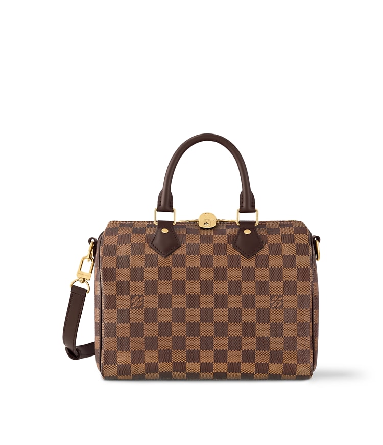 Speedy 25 mit Schulterriemen Damier Ebene Canvas - Handtaschen 